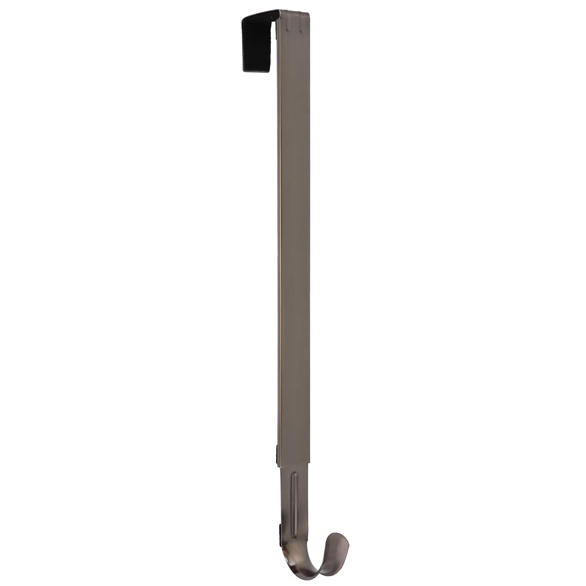 Haute Decor Brushed Nickel Adjustable 20lb. Capacity Wreath Hanger